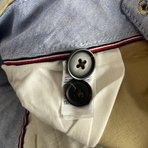 Tommy Hilfiger THFlex Big & Tall Stretch Chino Pants - Mallet Khaki 42 x 36 $70 - Picture 9 of 11